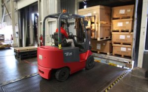 forklift operator safety training in warehouse Calgary